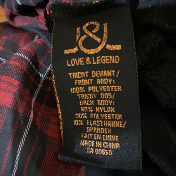 LOVE&LEGEND • 3/4 sleeve bomber oversized shirt ❤️🖤 - Picture 9 of 9